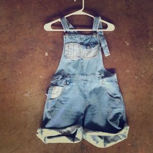 Boohoo jean overalls